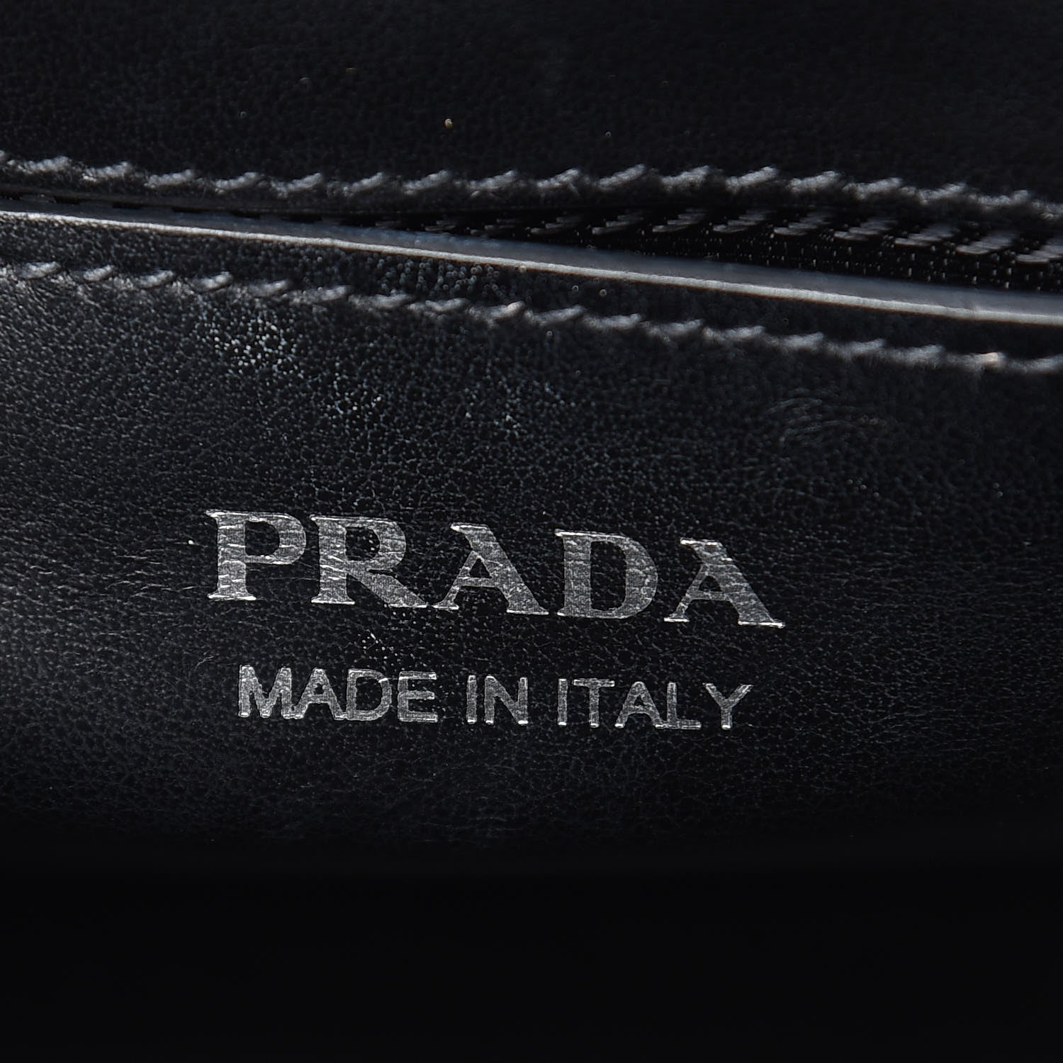 Prada Saffiano Cuir Calfskin Monochrome Envelope Flap Chain Shoulder Bag Black 6 of 18