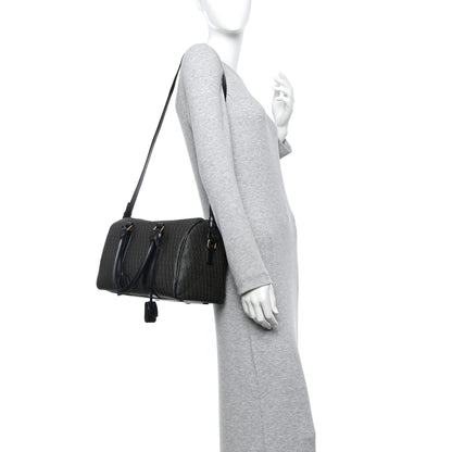 Saint Laurent Canvas Smooth Calfskin Monogram Duffle Black 2 of 10