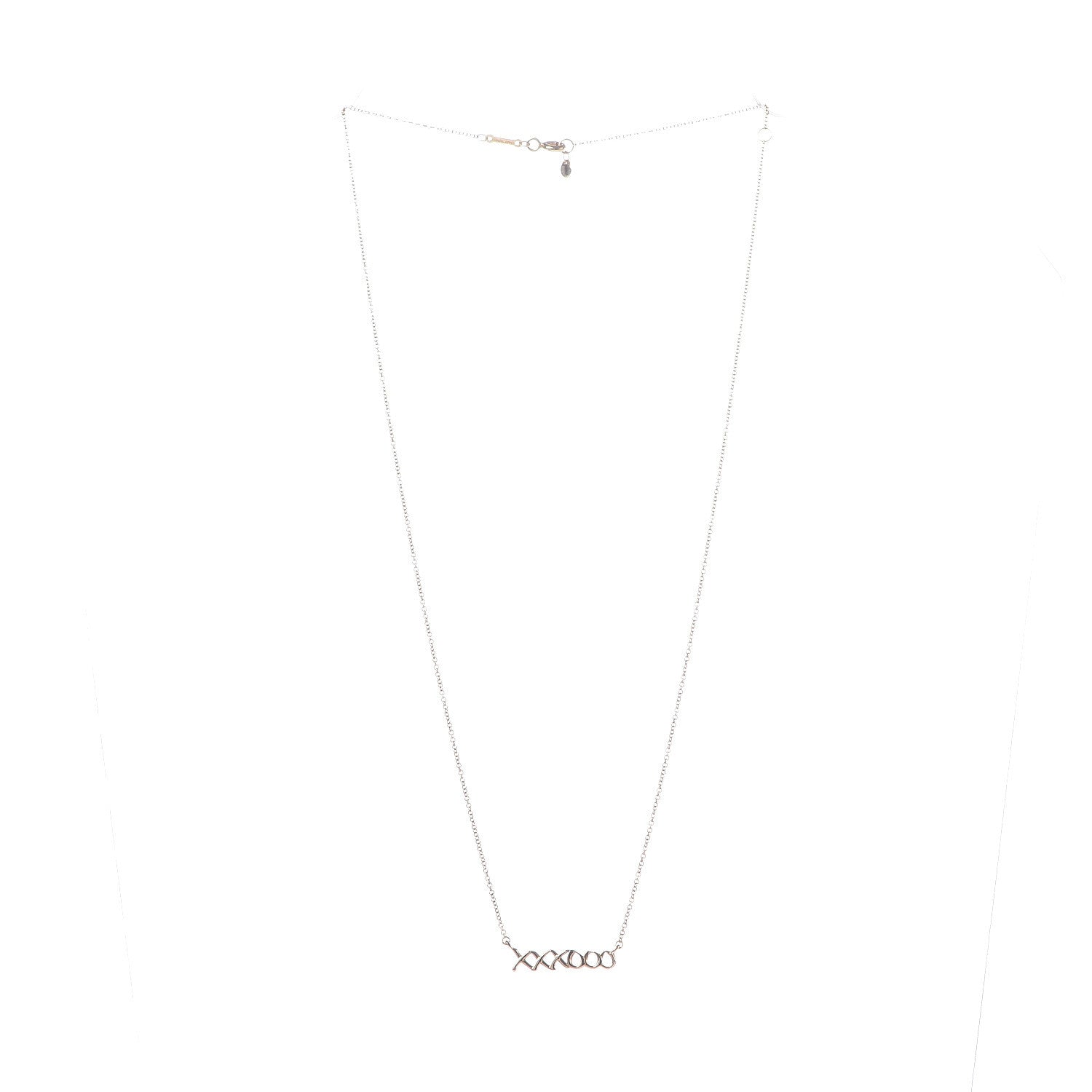 Tiffany 18K Rose Gold Paloma's Graffiti Love and Kisses Pendant Necklace 3 of 5
