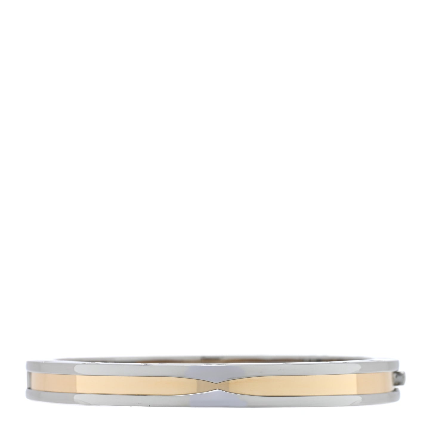 18K Yellow Gold Stainless Steel B.Zero1 Bangle Bracelet