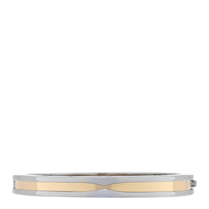 Bulgari 18K Yellow Gold Stainless Steel B.Zero1 Bangle Bracelet 1 of 4