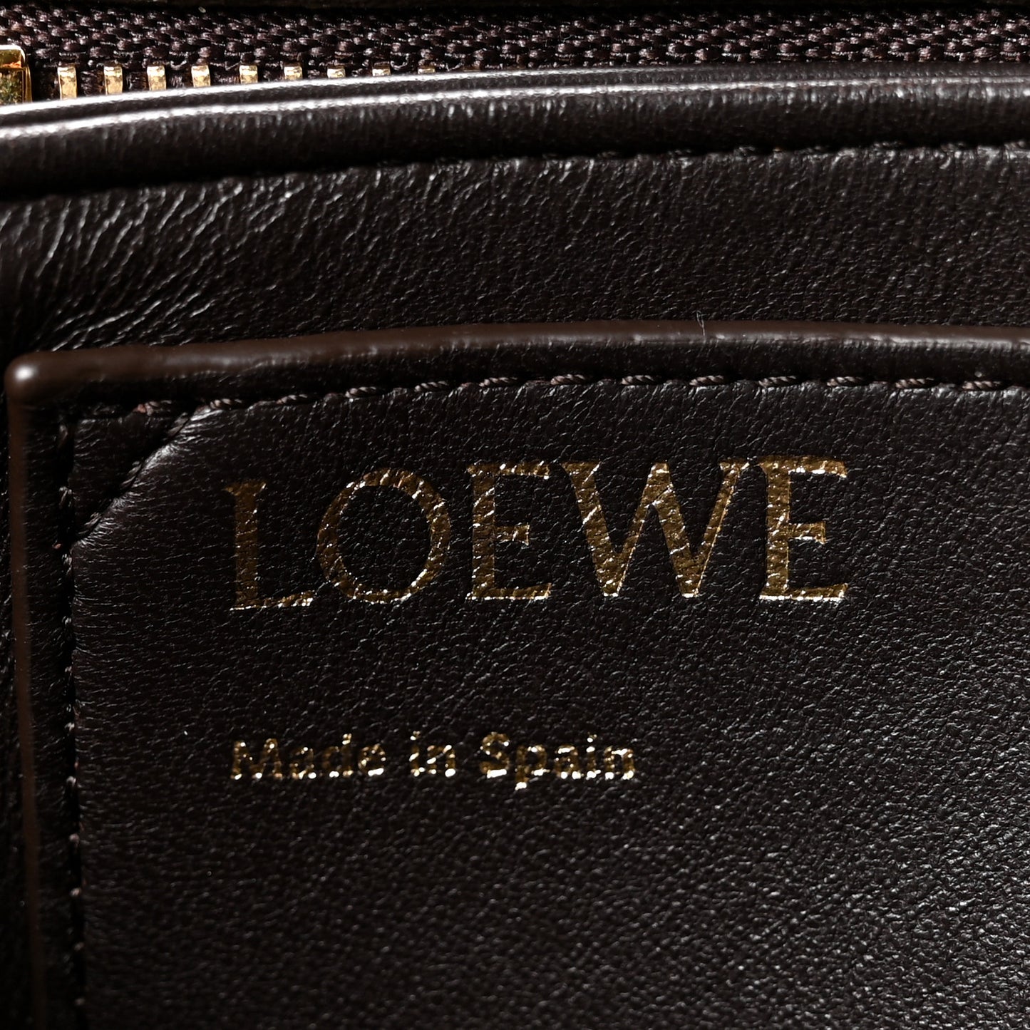 Lambskin Goya Puffer Bag Dark Chocolate