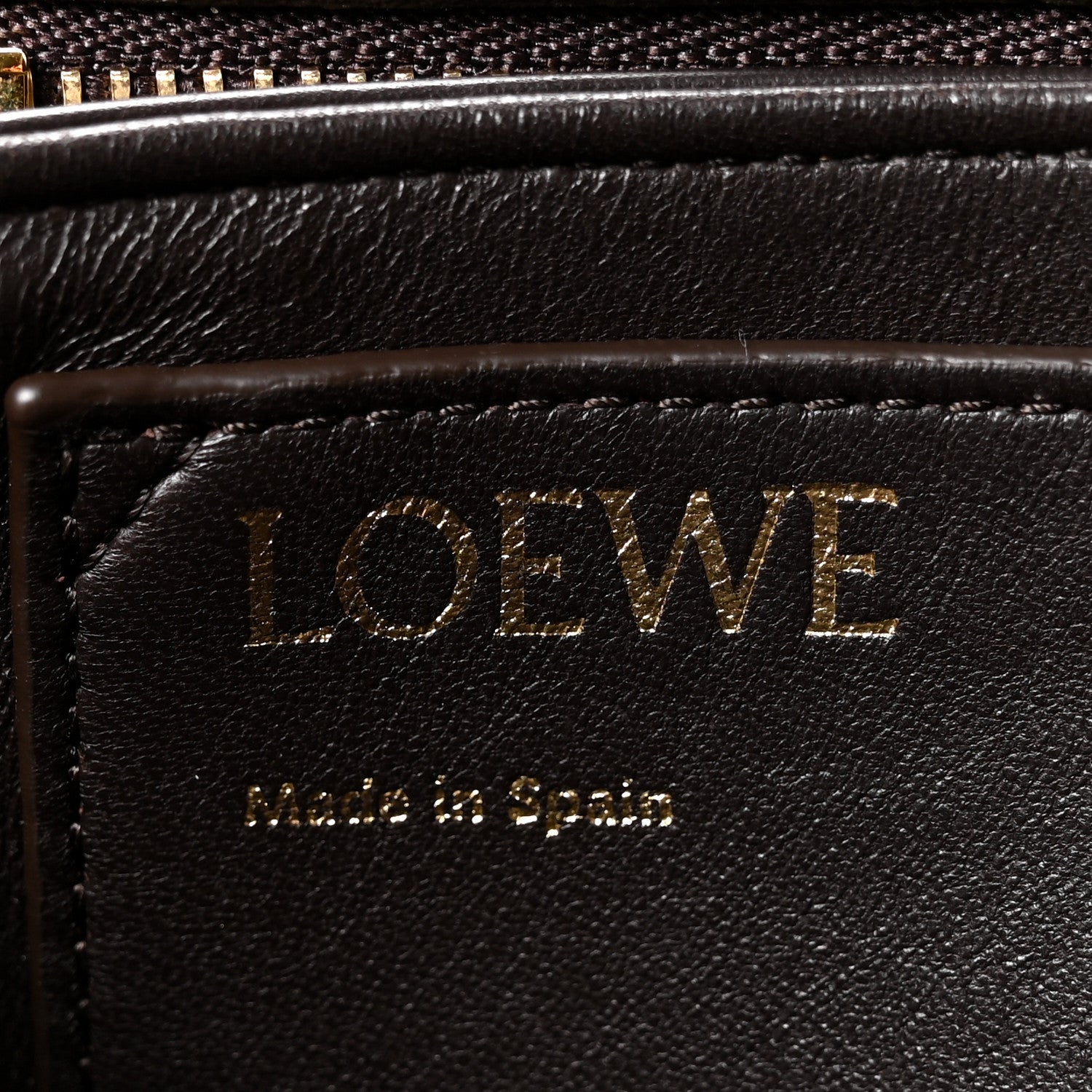 Loewe Lambskin Goya Puffer Bag Dark Chocolate 6 of 10