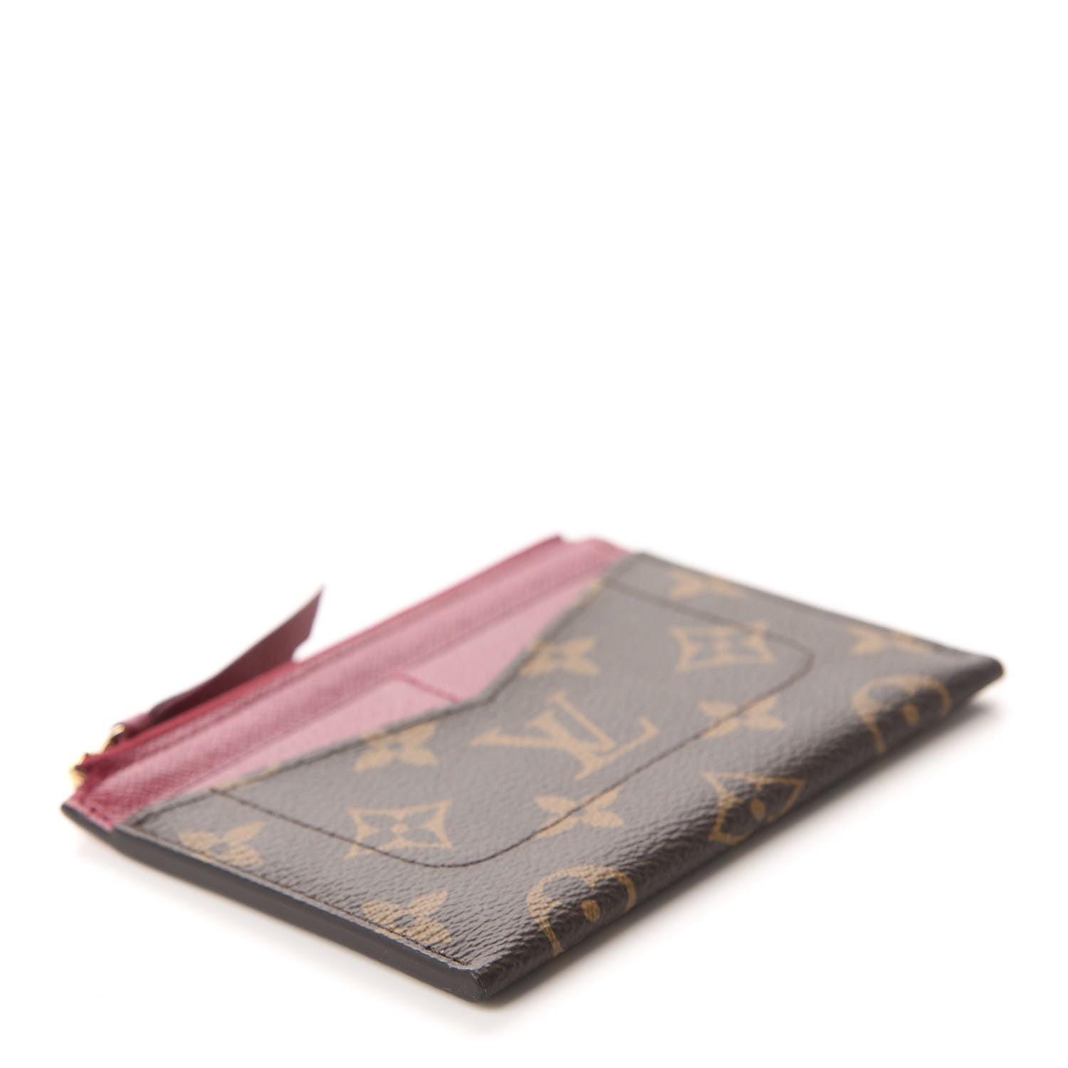 Louis Vuitton Monogram Zipped Card Holder Fuchsia 4 of 6