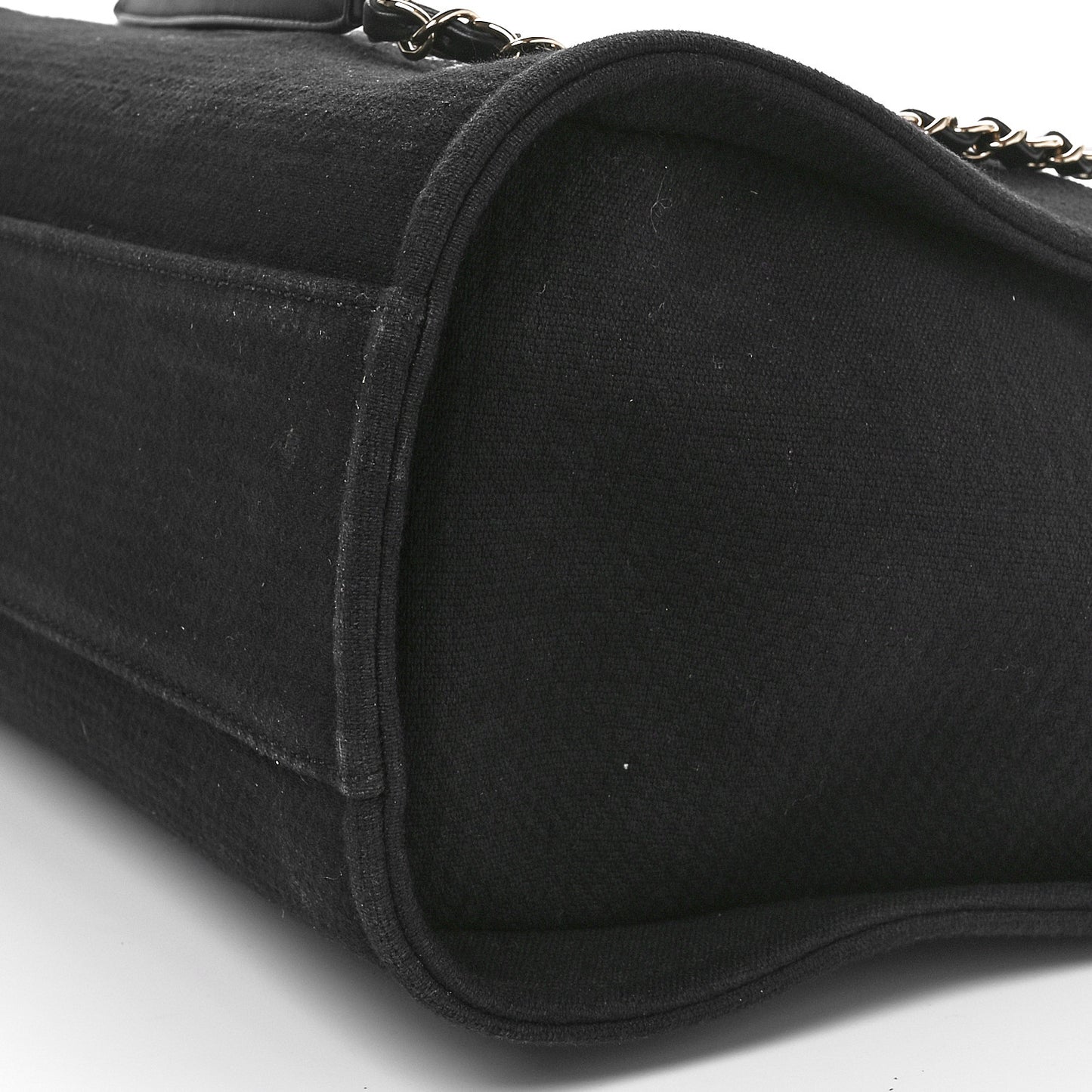 Mixed Fibers Small Deauville Tote Black