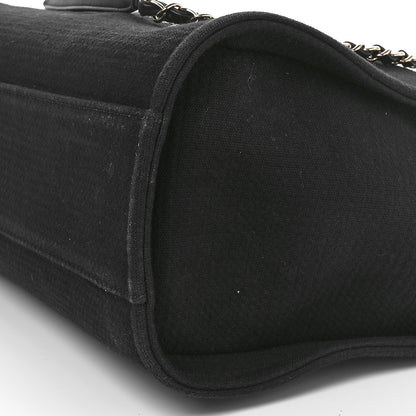 Chanel Mixed Fibers Small Deauville Tote Black 10 of 10