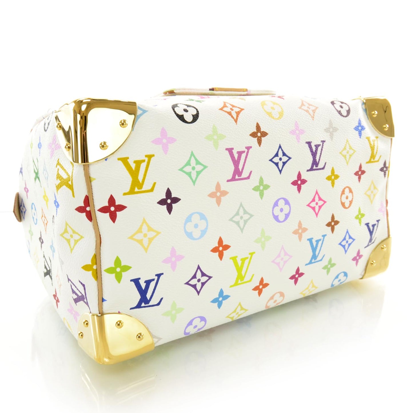Monogram Multicolor Speedy 30 White