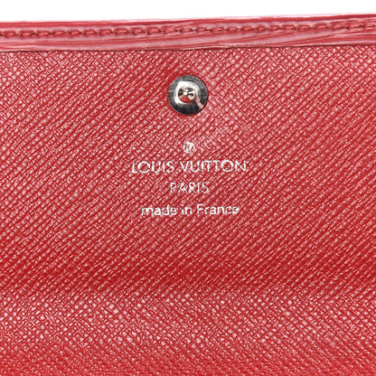 Louis Vuitton Epi Porte Tresor International Wallet Rouge 6 of 15