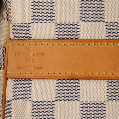 Louis Vuitton Damier Azur Keepall Bandouliere 55 5 of 15