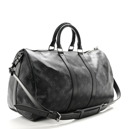 Louis Vuitton Monogram Eclipse Keepall Bandouliere 45 2 of 11
