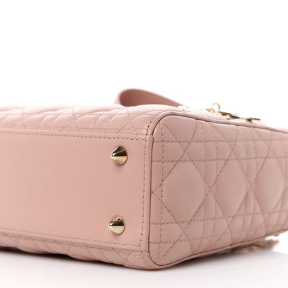 Christian Dior Lambskin Cannage Small My ABCDior Lady Dior Fard 10 of 10