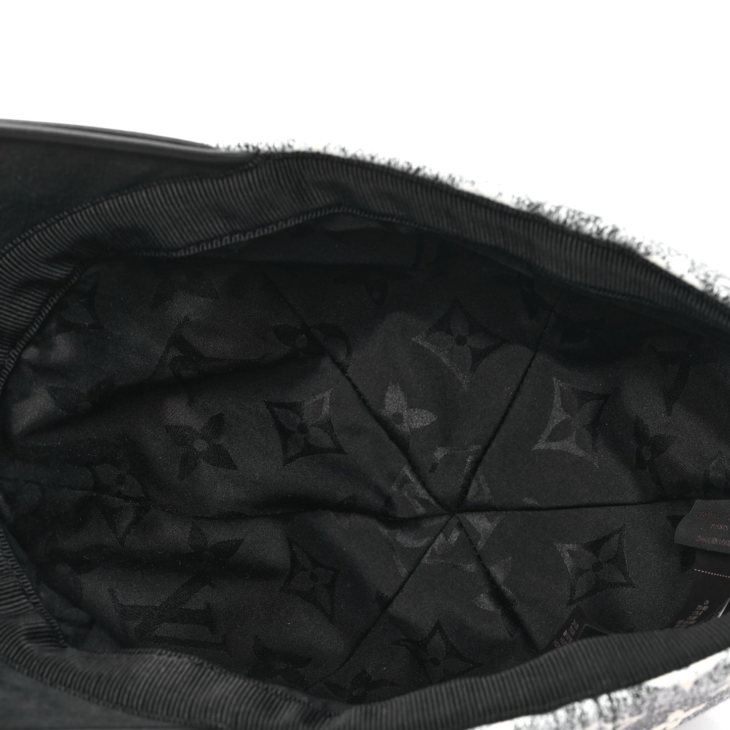 Monogram Jacquard Cap M Grey