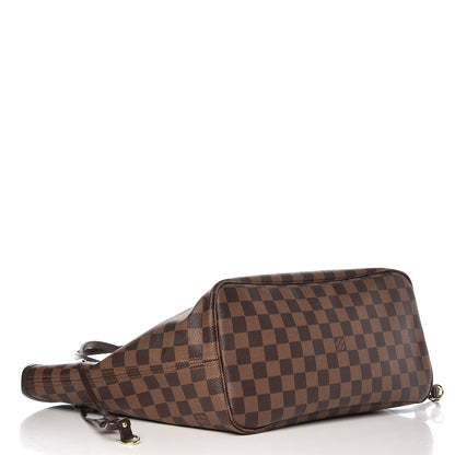 Louis Vuitton Damier Ebene Neo Neverfull MM Rose Ballerine 5 of 9