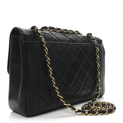 Chanel Lambskin Quilted Medium Single Flap Black 3 of 11