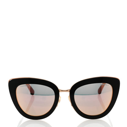 Chanel Cat Eye Quilted Sunglasses 5368 Black Pink 2 of 8