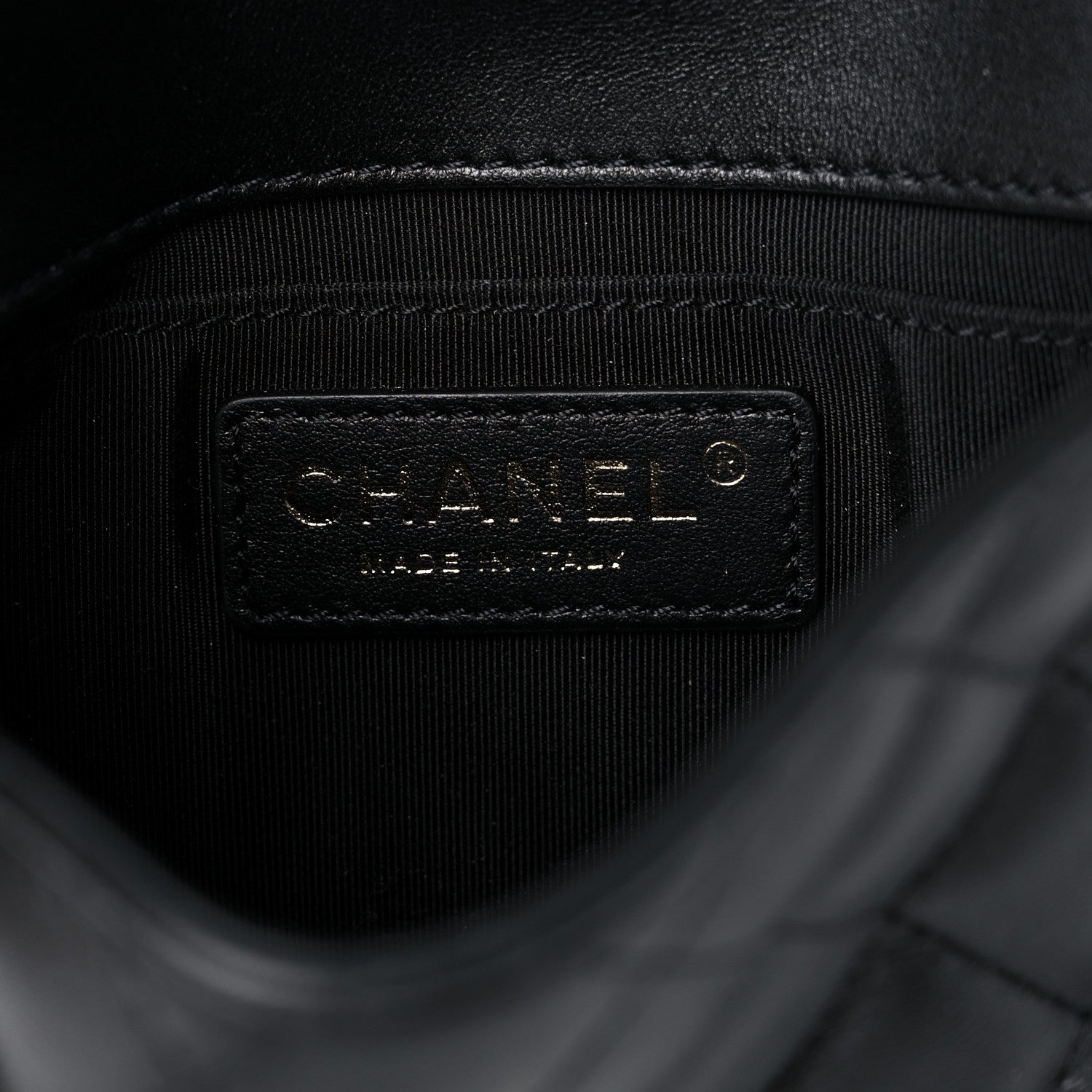 Chanel Lambskin Quilted Side Packs Black 7 of 14