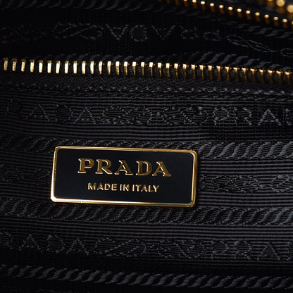 Prada Tessuto Nylon Quilted Impunturato Bauletto Baltico Fuoco 6 of 11