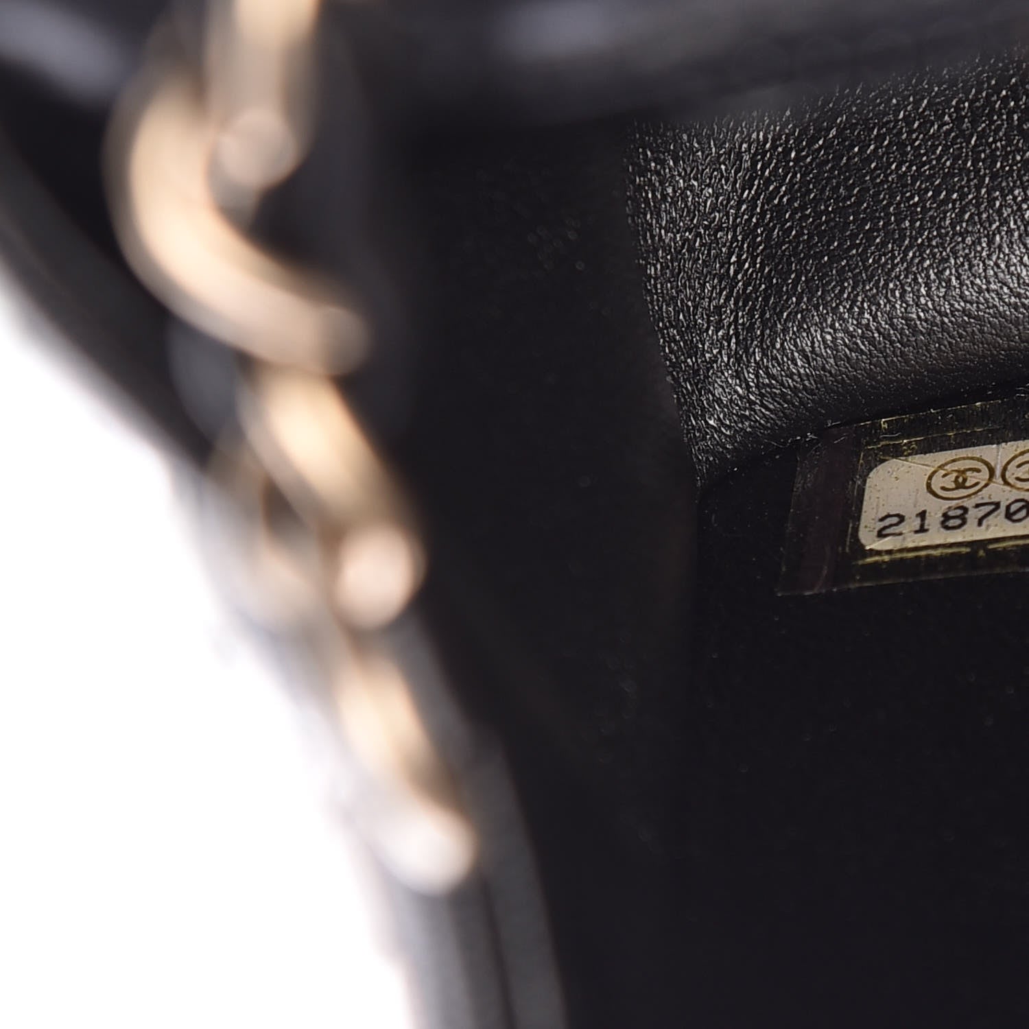 Chanel Lambskin Mosaic Small Flap Black Gold Light Blue 7 of 7