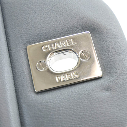 Chanel Patent Quilted Jumbo Flap Bag Grey 10 of 12