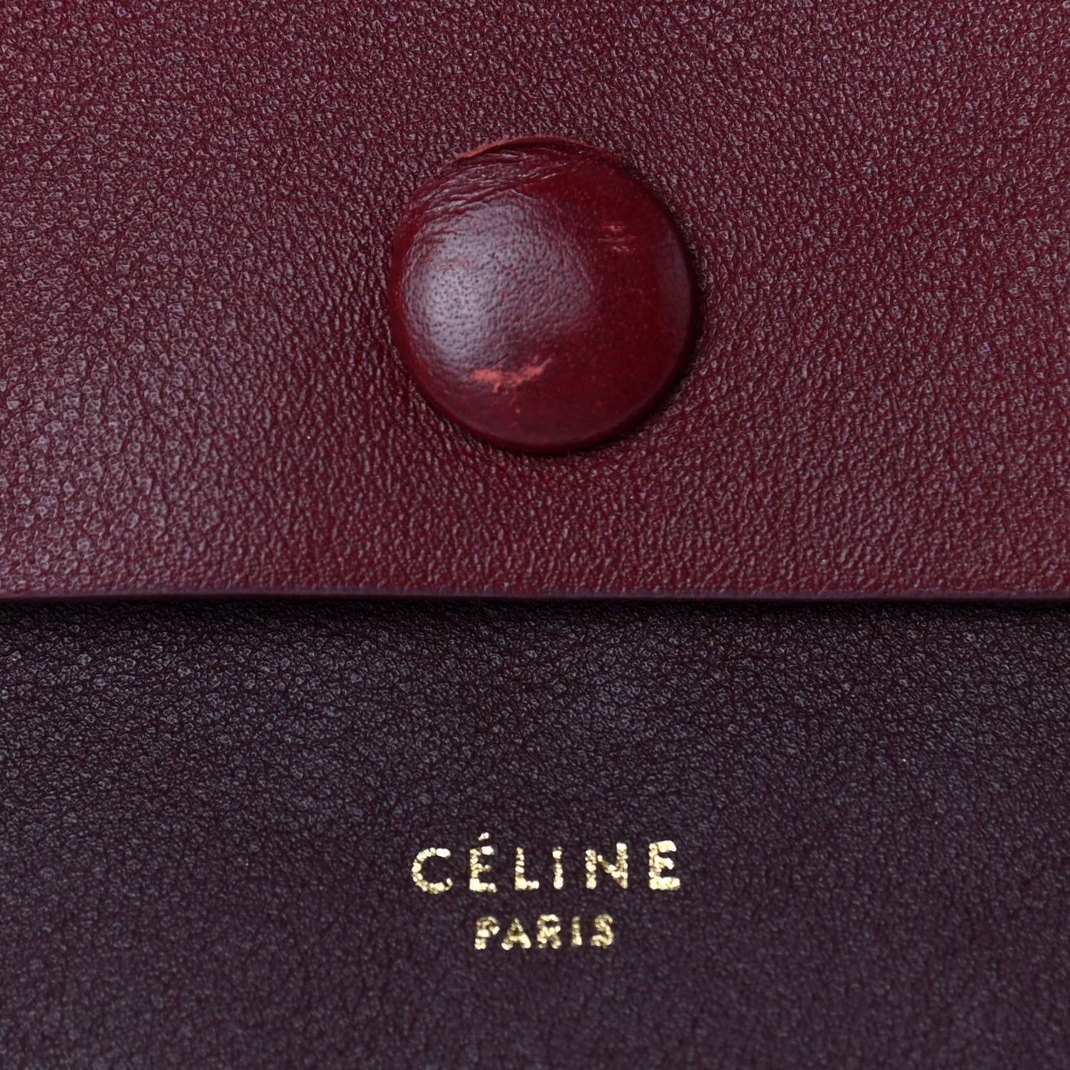 Celine Calfskin Suede All Soft Shoulder Bag Burgundy 5 of 8