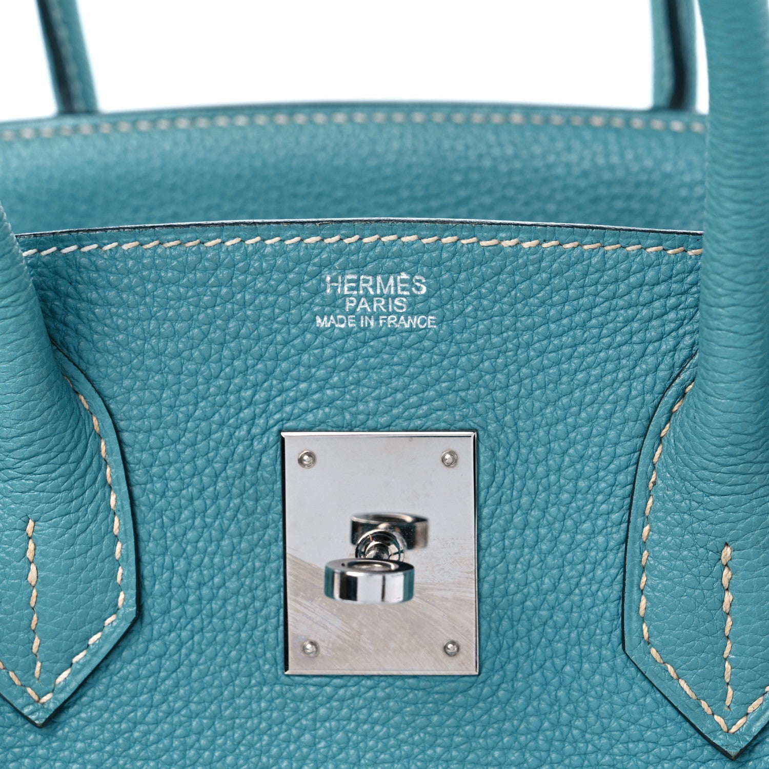 Hermes Togo Birkin 30 Blue Jean 6 of 15