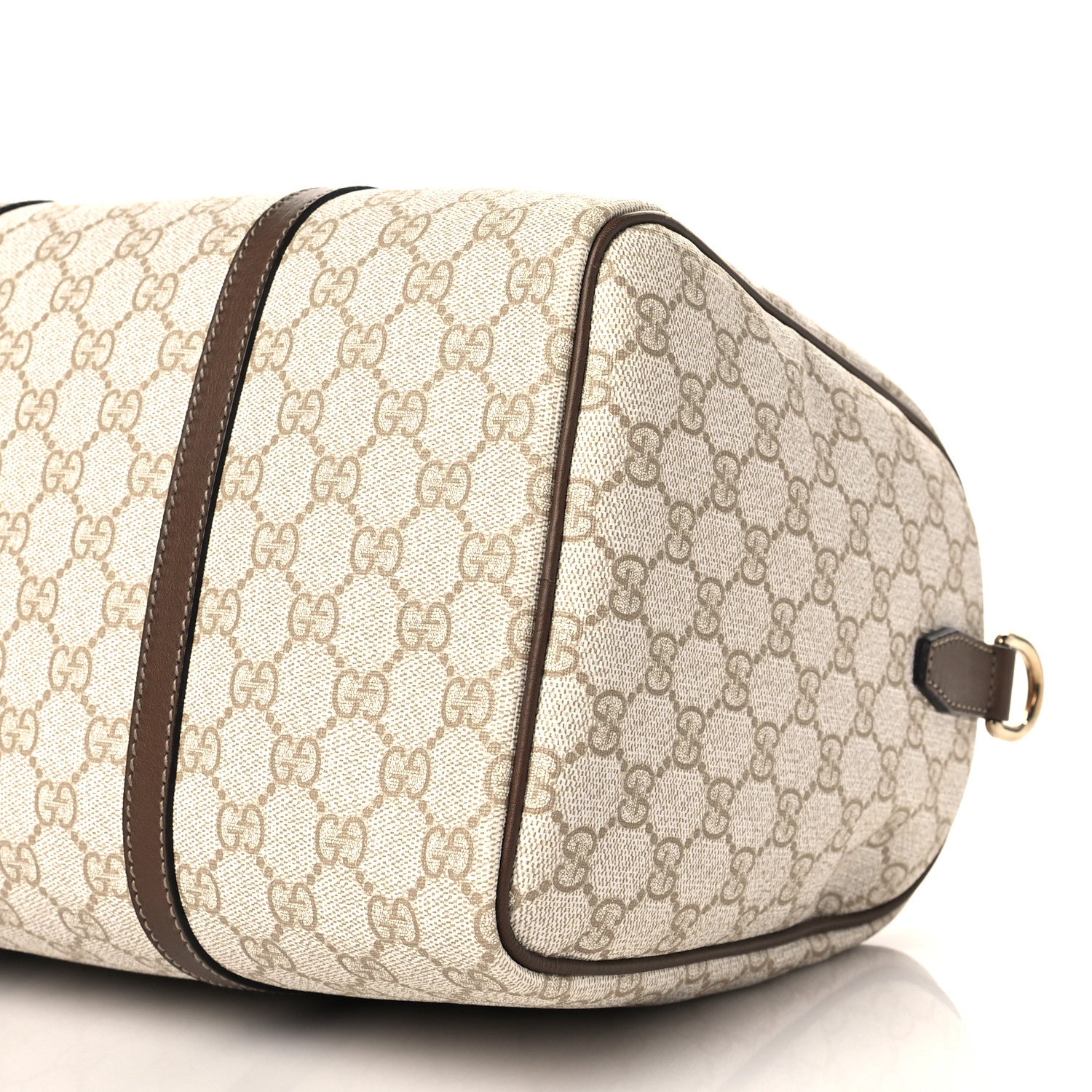 Gucci GG Supreme Monogram Calfskin Medium Nice Boston New Mystic White Beige Brown 8 of 8