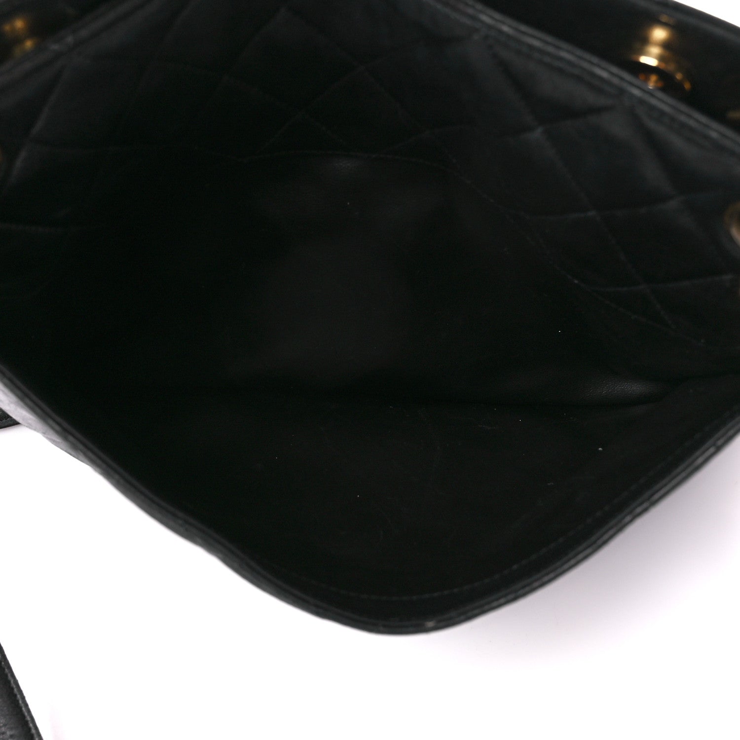 Chanel Lambskin Quilted Shoulder Bag Black 8 of 14