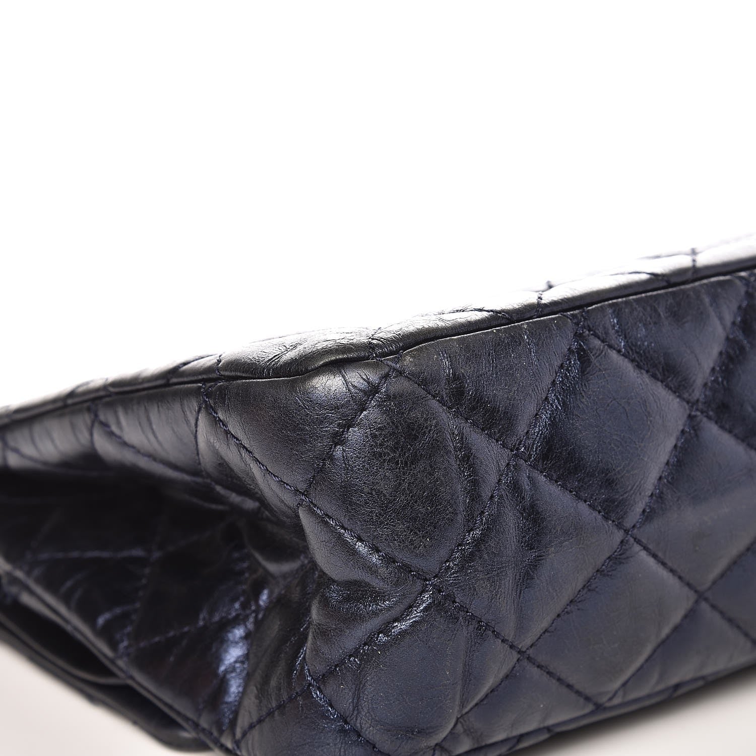 Chanel Metallic Aged Calfskin 2.55 Reissue Flap 227 Blue 10 of 14