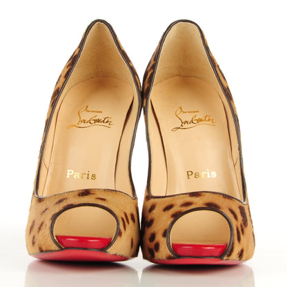 Christian Louboutin Calf Hair Leopard Lady Claude 120 Pumps 35.5 2 of 7