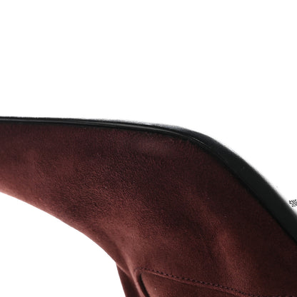 Saint Laurent Suede Babies Over The Knee Boots 36.5 Amaranto 14 of 14