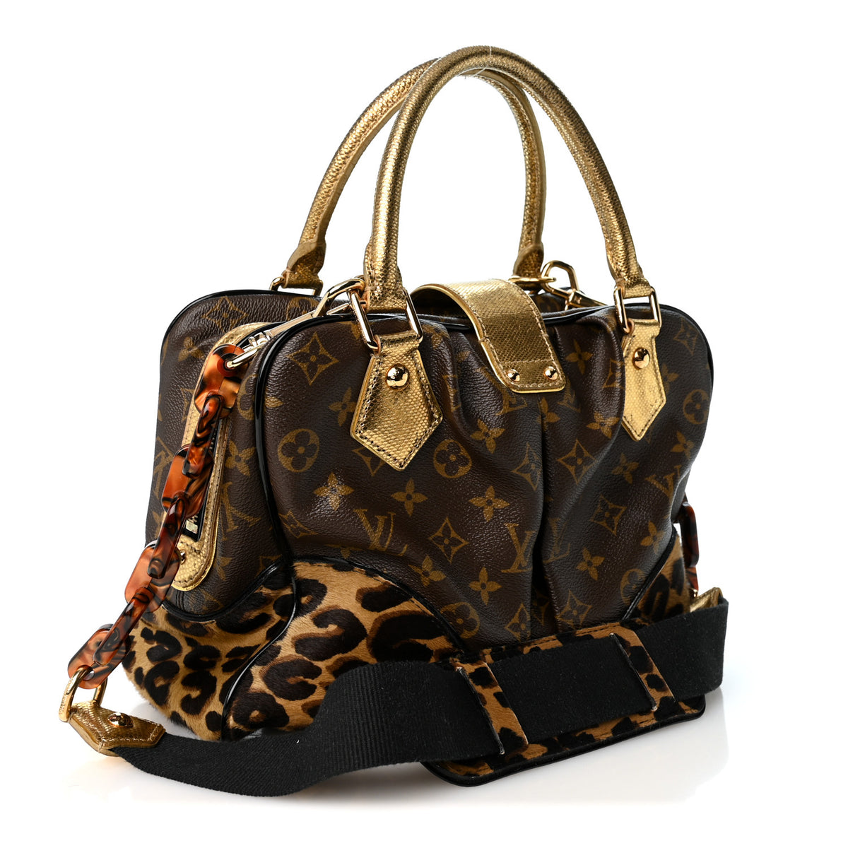 Louis Vuitton Monogram Leopard Adele 3 of 10
