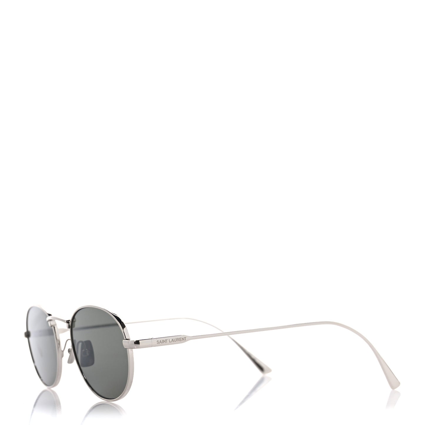Metal Aviator Sunglasses SL799 Silver Gray