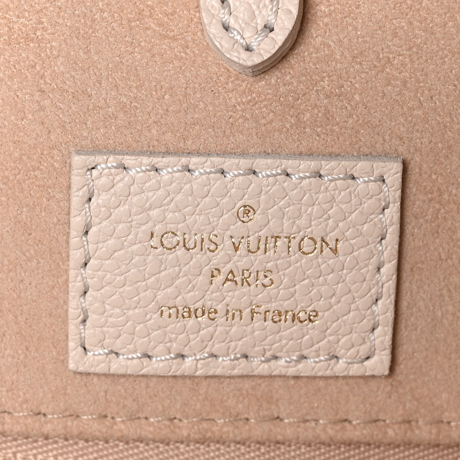 Louis Vuitton Empreinte Monogram Spring In The City Onthego MM Kaki Beige Cream 6 of 9
