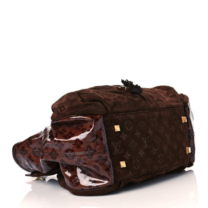 Louis Vuitton Suede Patent Monogram Irene Espresso 4 of 10