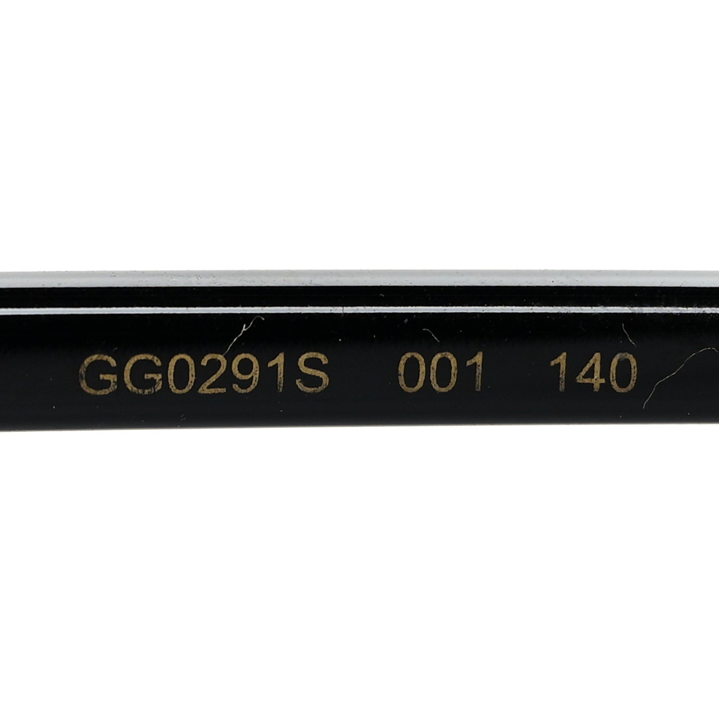 Metal Rimless Square Sunglasses GG0291S Black Gold