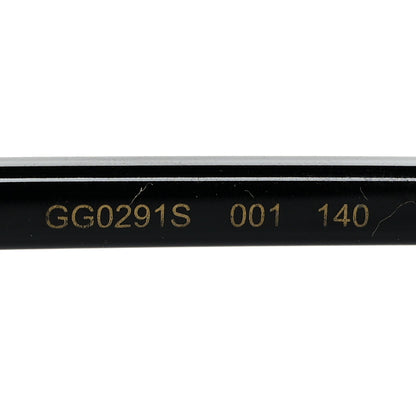 Gucci Metal Rimless Square Sunglasses GG0291S Black Gold 5 of 8