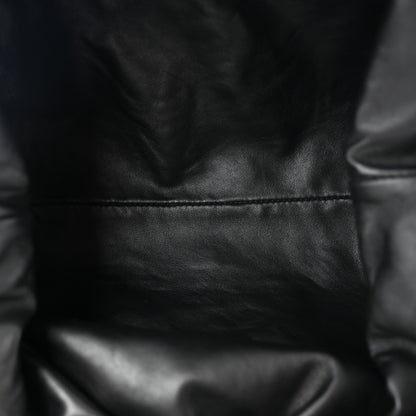 Bottega Veneta Smooth Butter Calf The Pouch Oversized Clutch Black 5 of 10