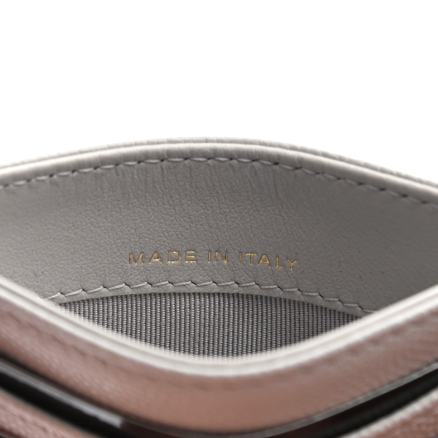 Chanel Caviar Quilted Card Holder Grey 7 of 8