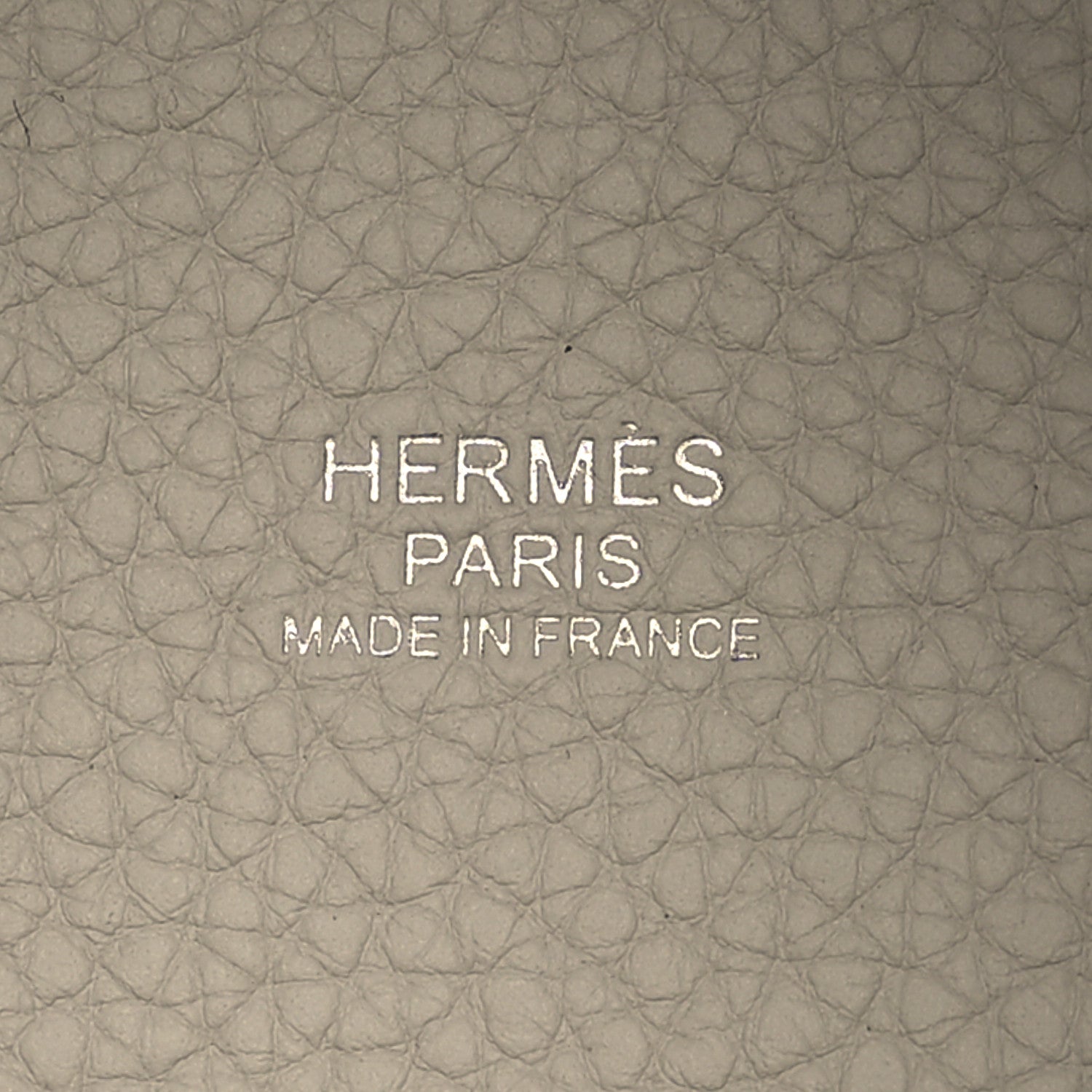 Hermes Taurillon Clemence Picotin Lock 22 MM Beton 6 of 12