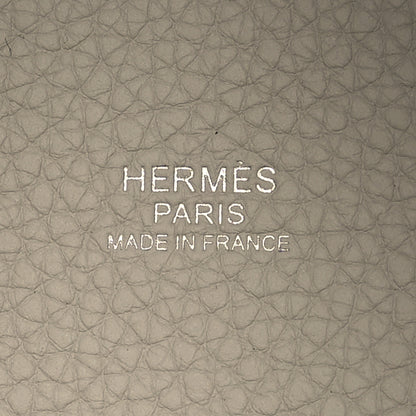Hermes Taurillon Clemence Picotin Lock 22 MM Beton 6 of 12