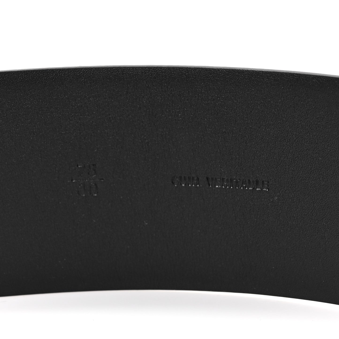 Lambskin Chain Square Buckle Belt 75 30 Black
