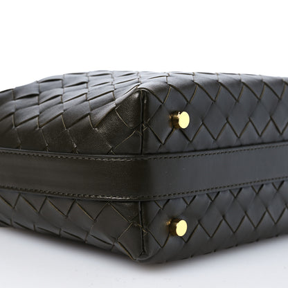 Bottega Veneta Calfskin Nappa Intrecciato Mini Wallace Kaki 9 of 12