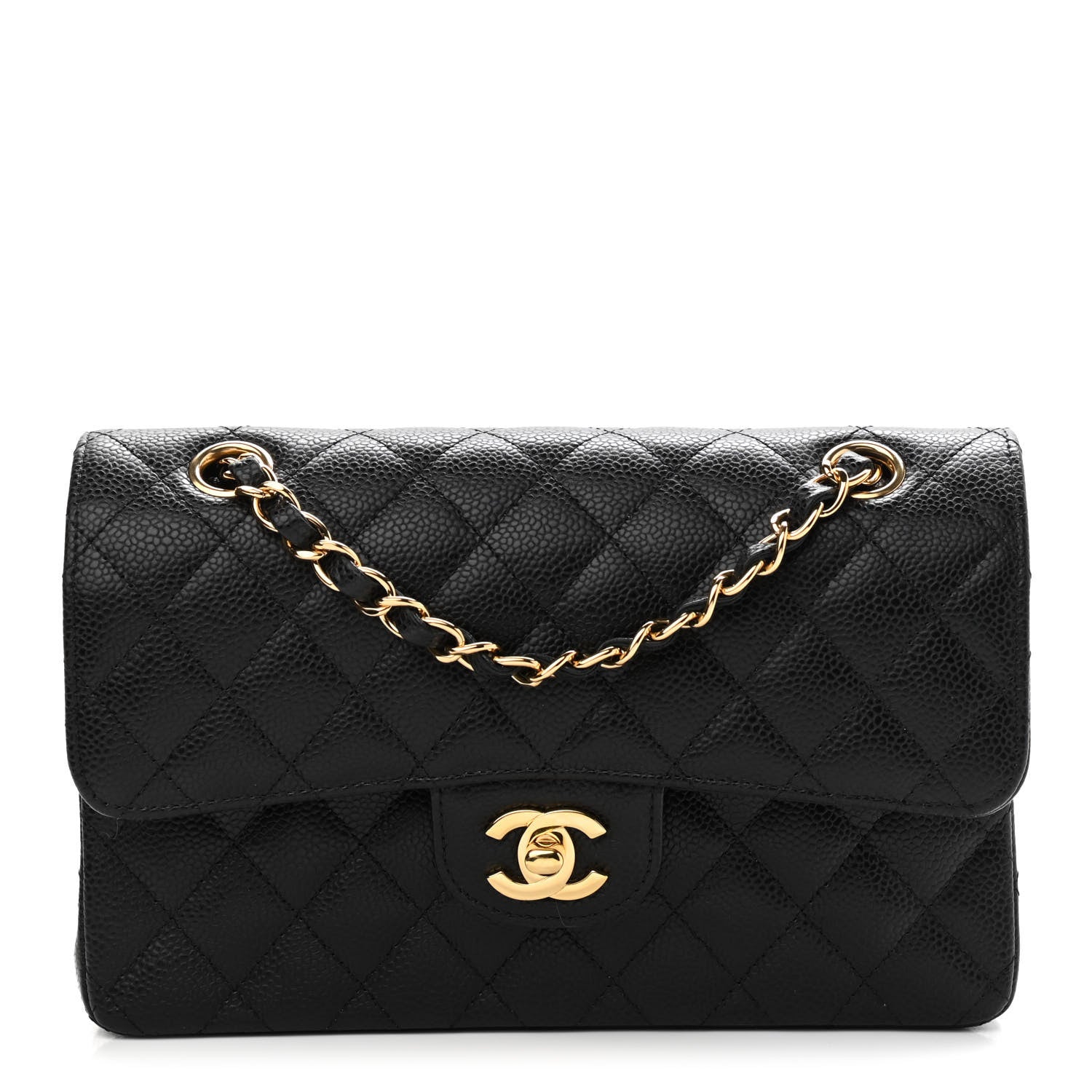 Chanel Caviar Quilted Small Double Flap Black 1 of 9