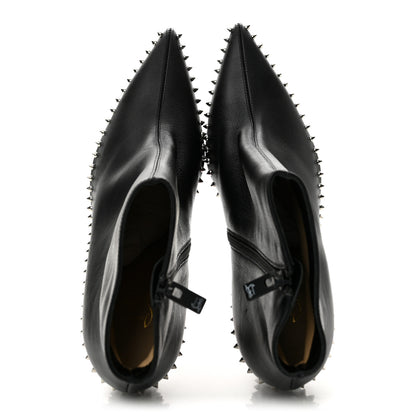 Christian Louboutin Calfskin Hongroise 85 Ankle Boots 38.5 Black 2 of 8