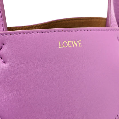 Loewe Shiny Calfskin Mini Puzzle Fold Tote Rockrose 6 of 10