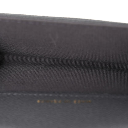 Chanel Caviar Quilted Flap Card Holder Wallet Dark Grey 5 of 8