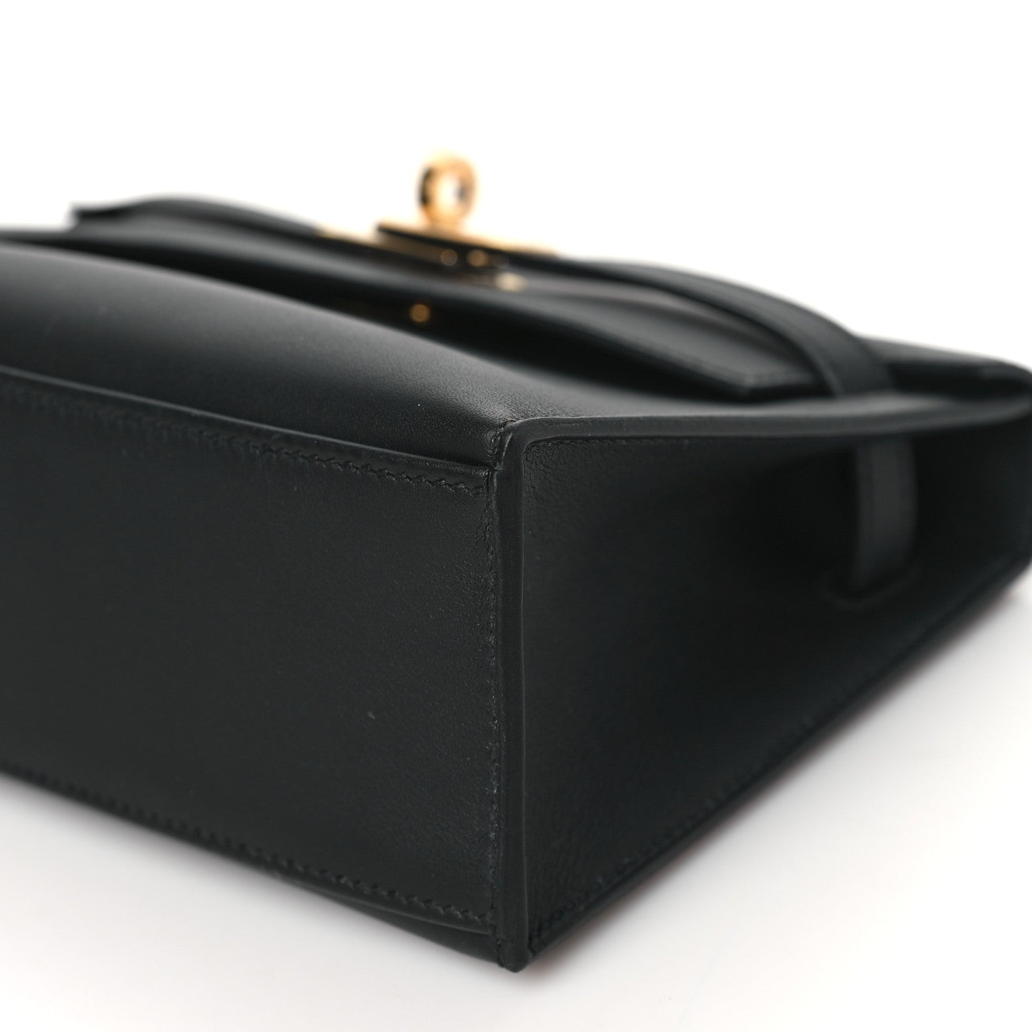 Hermes Swift Kelly Pochette Clutch Black 10 of 11