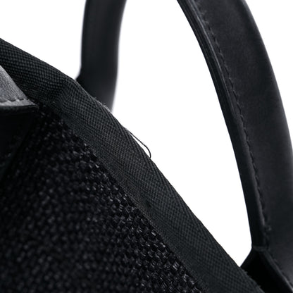 Chanel Woven Straw Raffia Large Deauville Tote Black 24 of 24