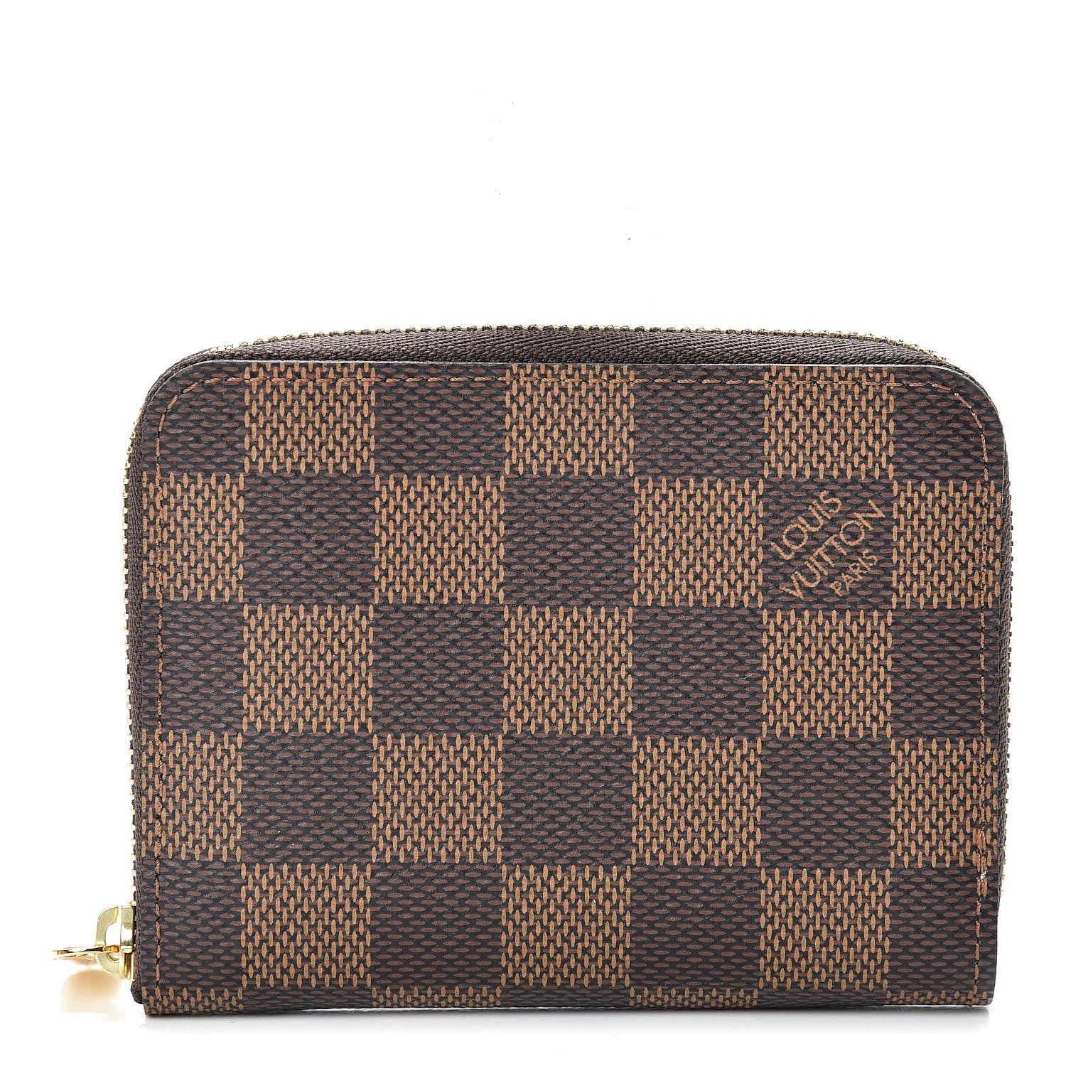 Louis Vuitton Damier Ebene Zippy Coin Purse Rose Ballerine 1 of 5