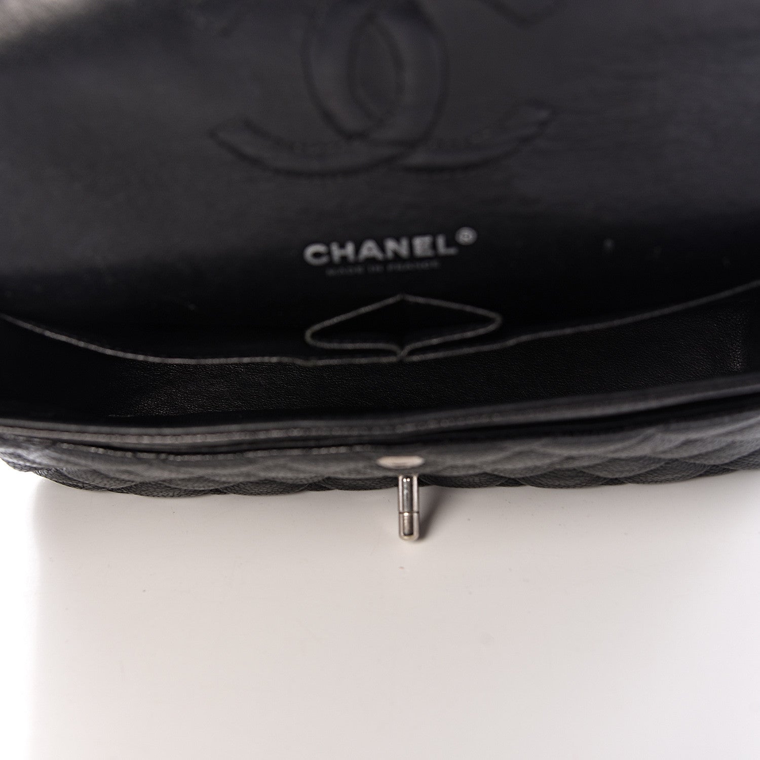 Chanel Caviar Quilted Medium Double Flap Black 5 of 17